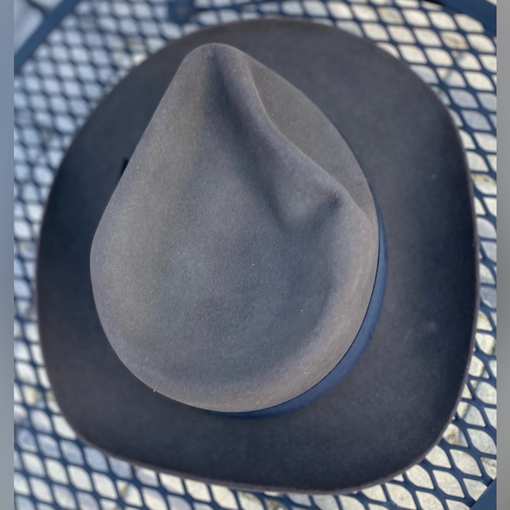 Stetson Cowboy Hat The Gun Club Cabelas Three Forks Hat Size 54 Size 6 3/4 - Picture 12 of 17